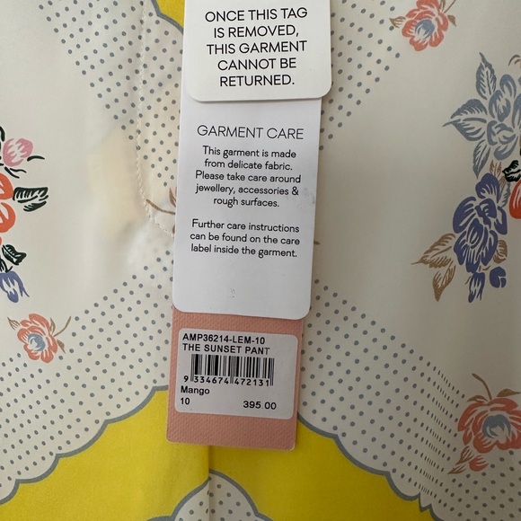 Alice McCall Wide Leg Highwaist Pants Size 6 - Picture 4 of 5